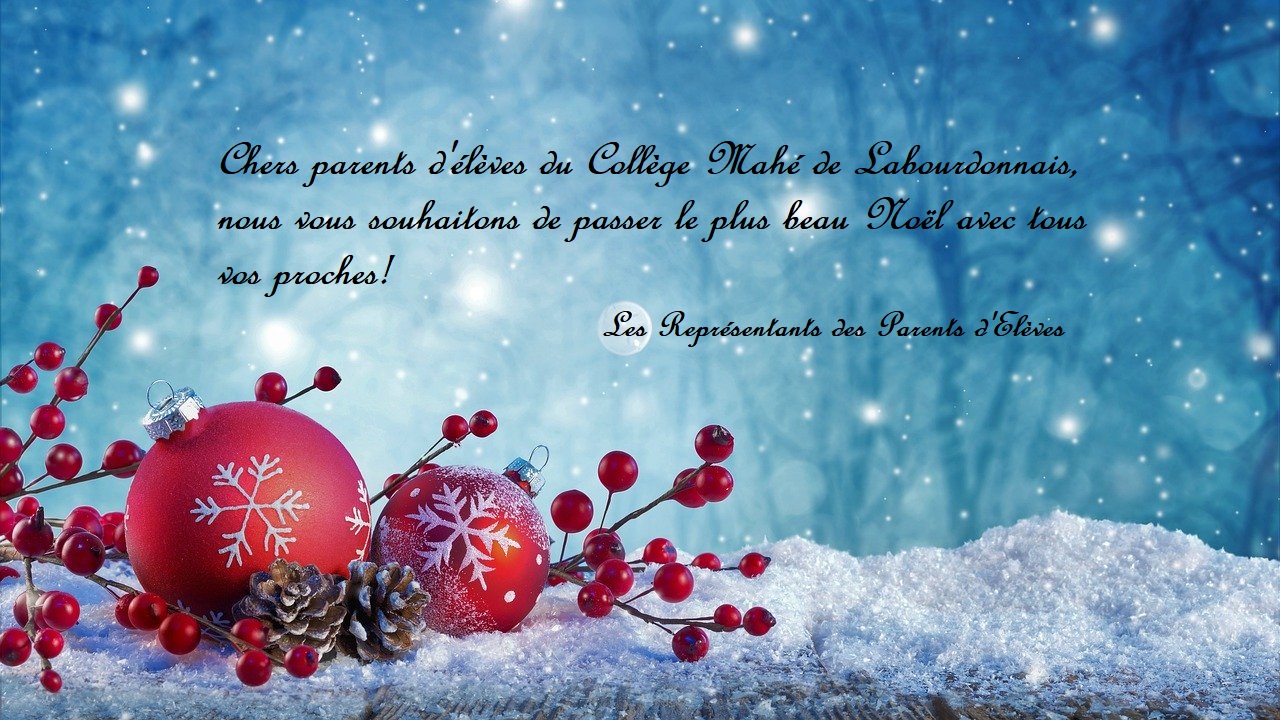 Vœux de noël